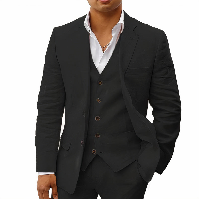 Men's Three-Piece Suit - Sophisticated Formal Wear