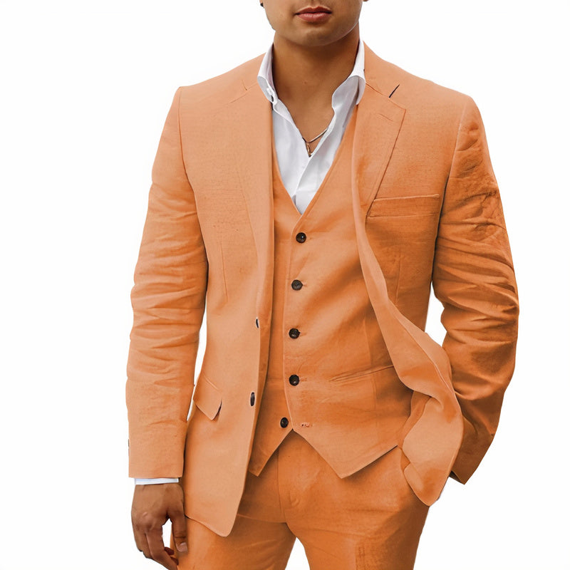 Men's Three-Piece Suit - Sophisticated Formal Wear