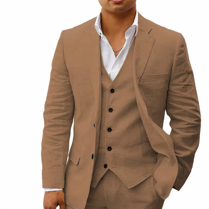 Men's Three-Piece Suit - Sophisticated Formal Wear