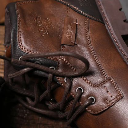 Men’s Leather Ankle Boots - Durable and Stylish Footwear