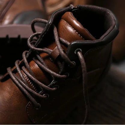 Men’s Leather Ankle Boots - Durable and Stylish Footwear