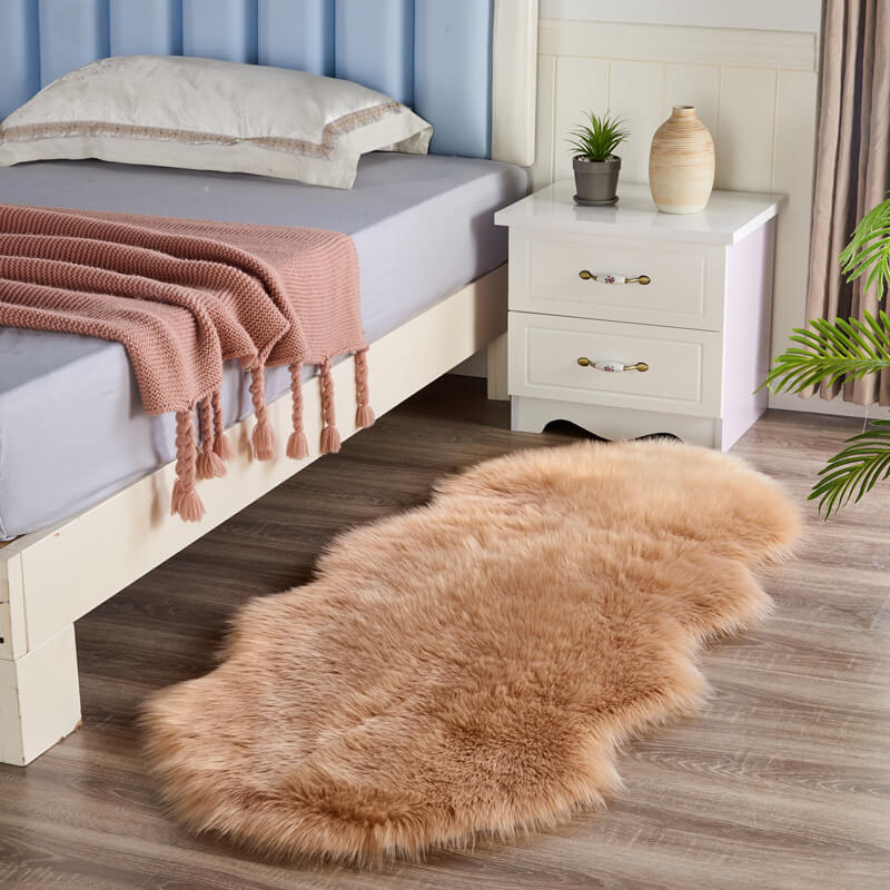 Luxurious Faux Fur Rug - Soft Elegance For Any Room