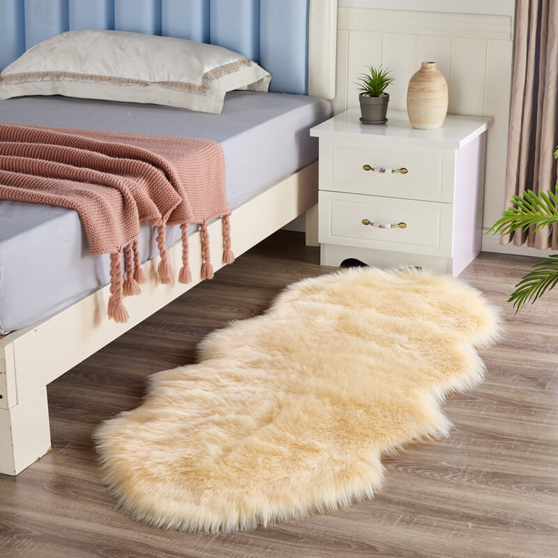 Luxurious Faux Fur Rug - Soft Elegance For Any Room