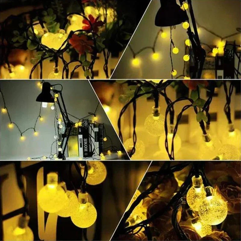 Radiant Gleam Lantern Light Chains – Solar-Powered Decorative Lighting