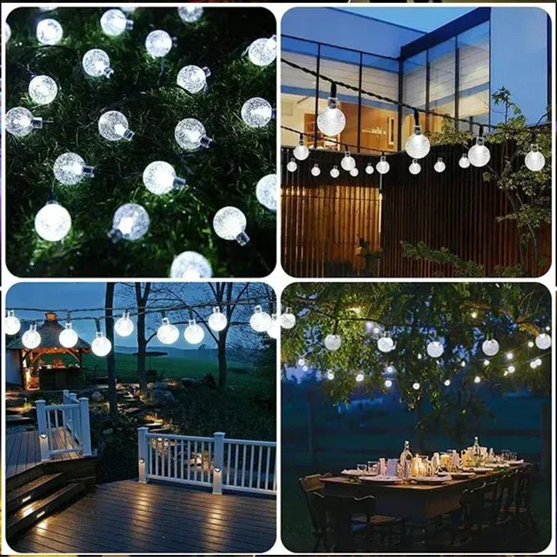 Radiant Gleam Lantern Light Chains – Solar-Powered Decorative Lighting