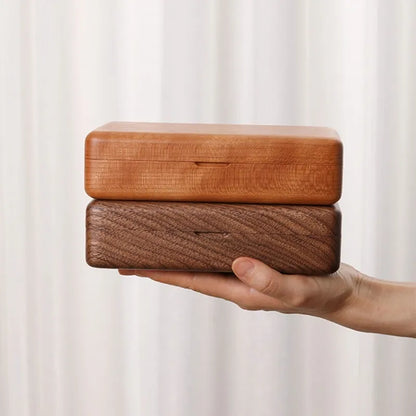 Elegant Wooden Jewelry Box - Compact Storage Solution