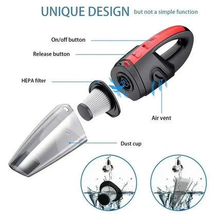 Portable Handheld Vacuum Cleaner - Efficient And Versatile Cleaning