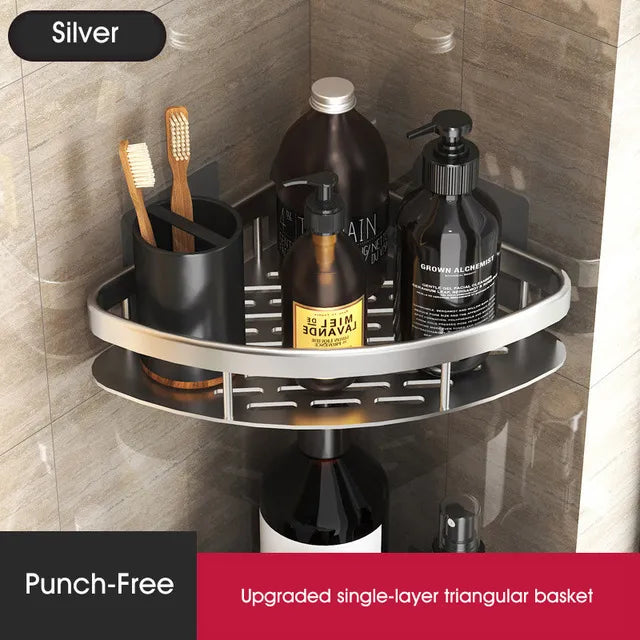 Punch-Free Wall Shelf - Space-Saving And Stylish Organizer