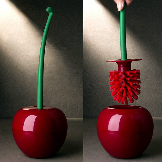 Cherry-Shaped Toilet Brush – Functional and Decorative Cleaning Tool