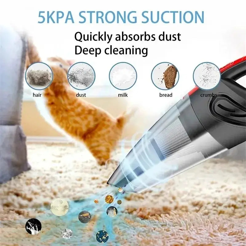 Portable Handheld Vacuum Cleaner - Efficient And Versatile Cleaning