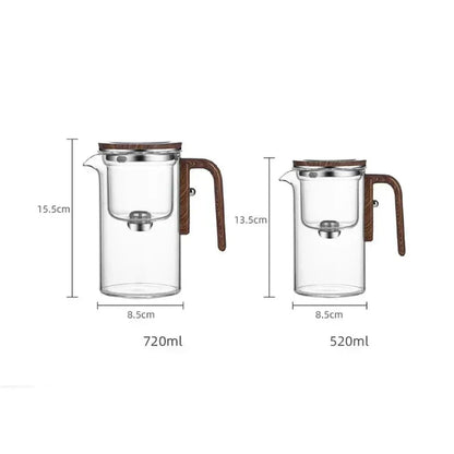 Glass Tea Infuser Kettle - Elegant Brewing for Tea Enthusiasts