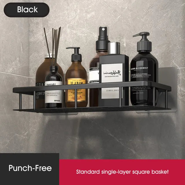 Punch-Free Wall Shelf - Space-Saving And Stylish Organizer