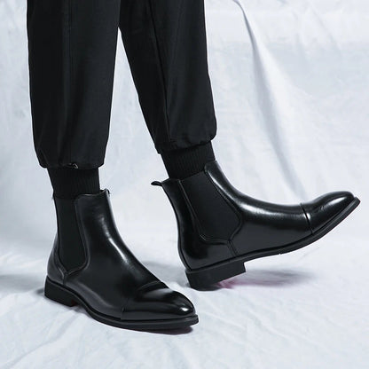 Men’s Leather Chelsea Boots - Classic and Versatile Footwear