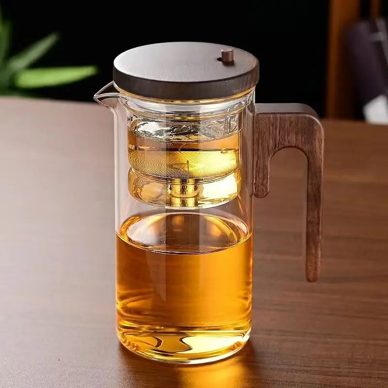 Glass Tea Infuser Kettle - Elegant Brewing for Tea Enthusiasts