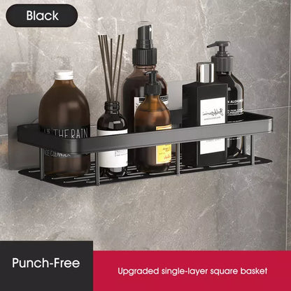 Punch-Free Wall Shelf - Space-Saving And Stylish Organizer