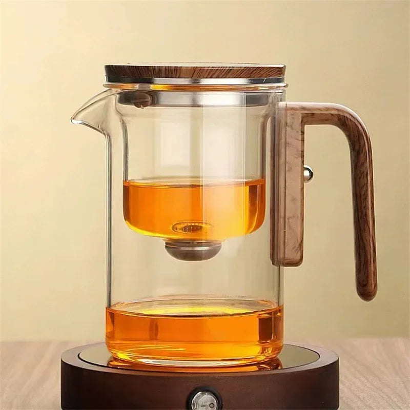 Glass Tea Infuser Kettle - Elegant Brewing for Tea Enthusiasts