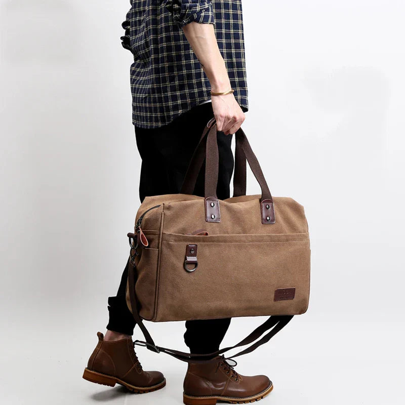 Versatile Canvas Travel Bag - Durable And Functional