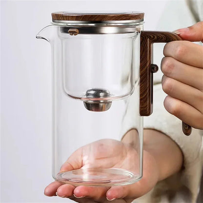 Glass Tea Infuser Kettle - Elegant Brewing for Tea Enthusiasts