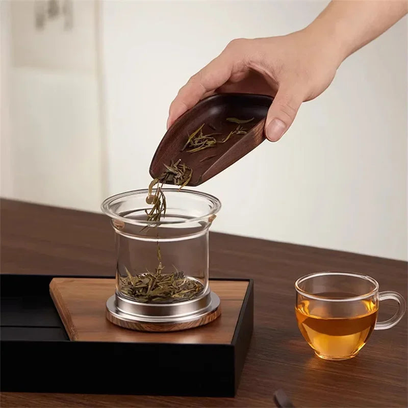 Glass Tea Infuser Kettle - Elegant Brewing for Tea Enthusiasts