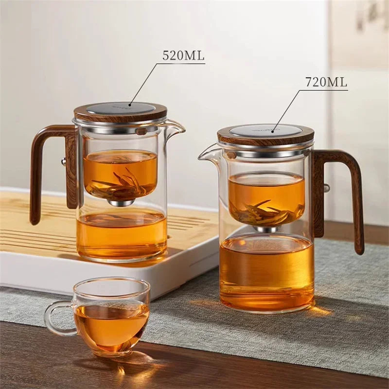 Glass Tea Infuser Kettle - Elegant Brewing for Tea Enthusiasts