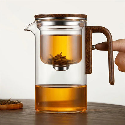 Glass Tea Infuser Kettle - Elegant Brewing for Tea Enthusiasts