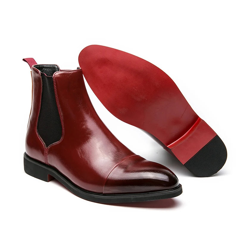 Men’s Leather Chelsea Boots - Classic and Versatile Footwear