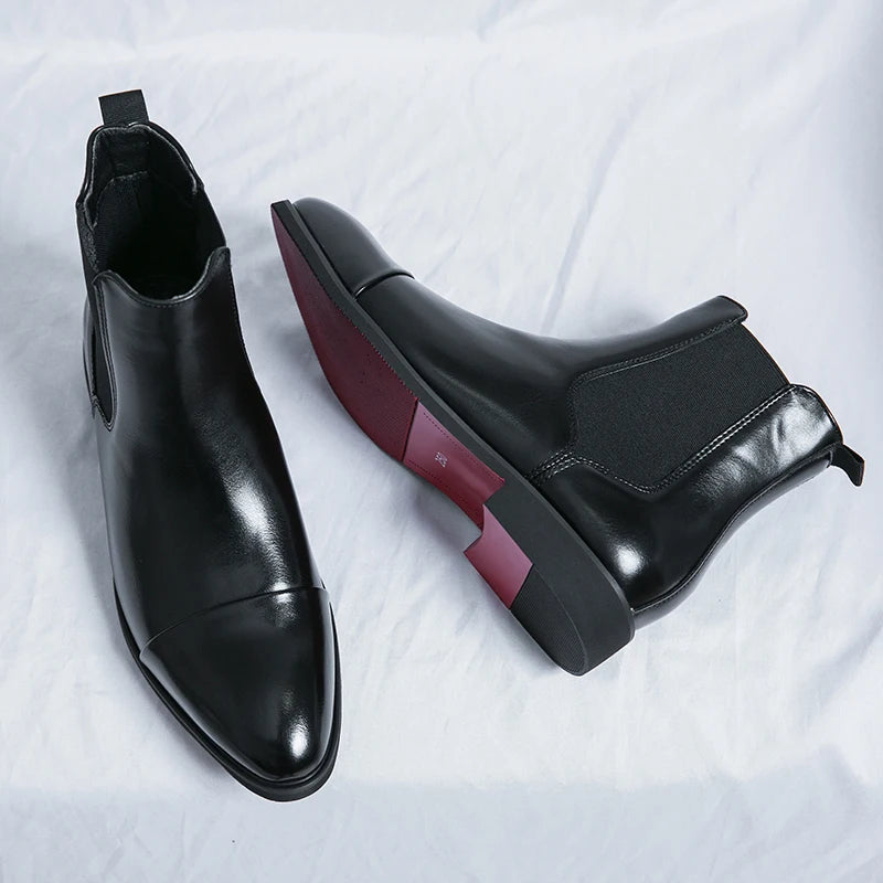 Men’s Leather Chelsea Boots - Classic and Versatile Footwear