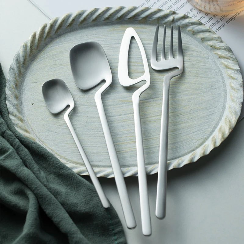 Modern Stainless Steel Cutlery Set – Minimalist And Elegant Dining Essentials