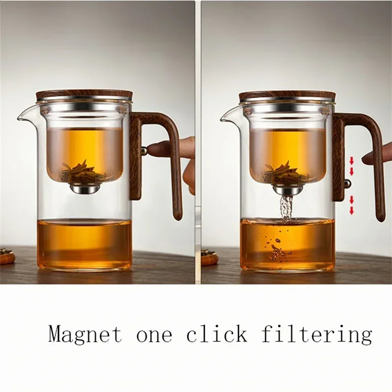 Glass Tea Infuser Kettle - Elegant Brewing for Tea Enthusiasts