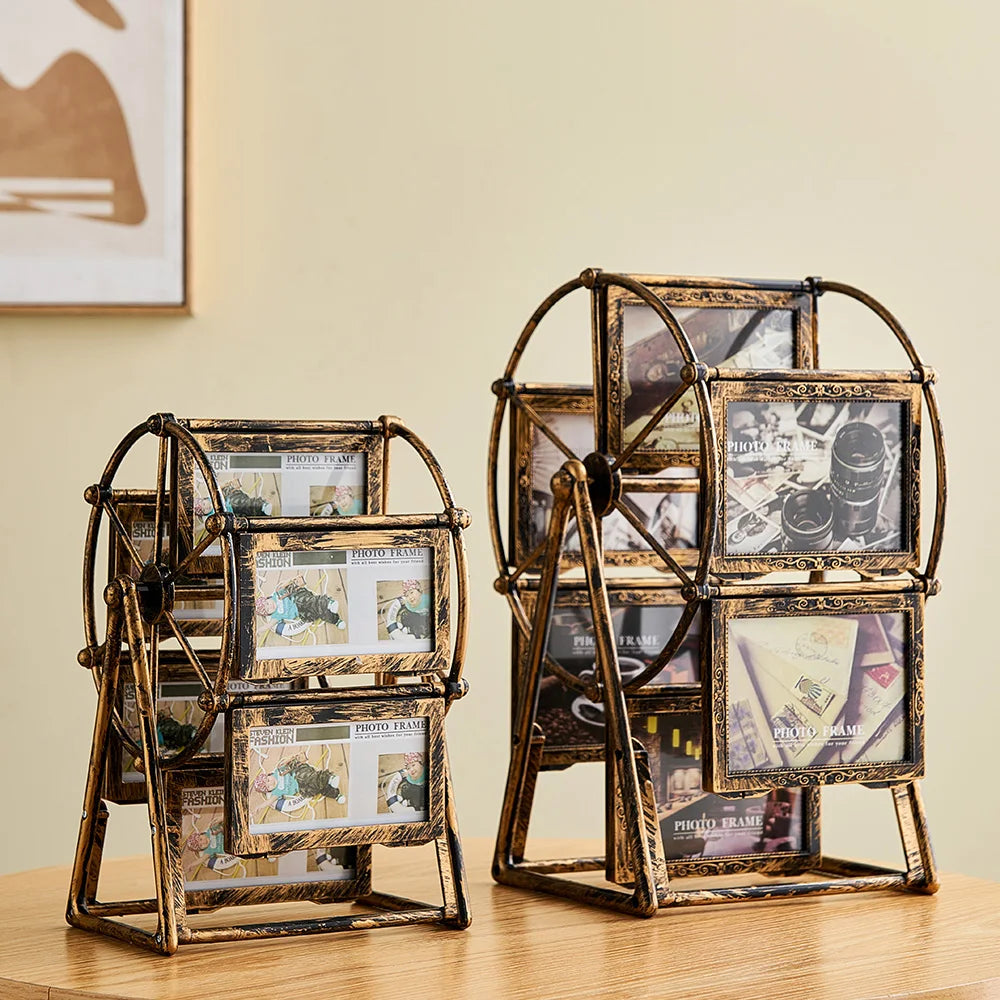 Vintage Ferris Wheel Photo Frame – Decorative Memory Display