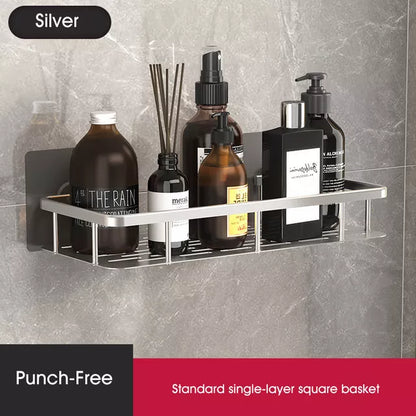 Punch-Free Wall Shelf - Space-Saving And Stylish Organizer