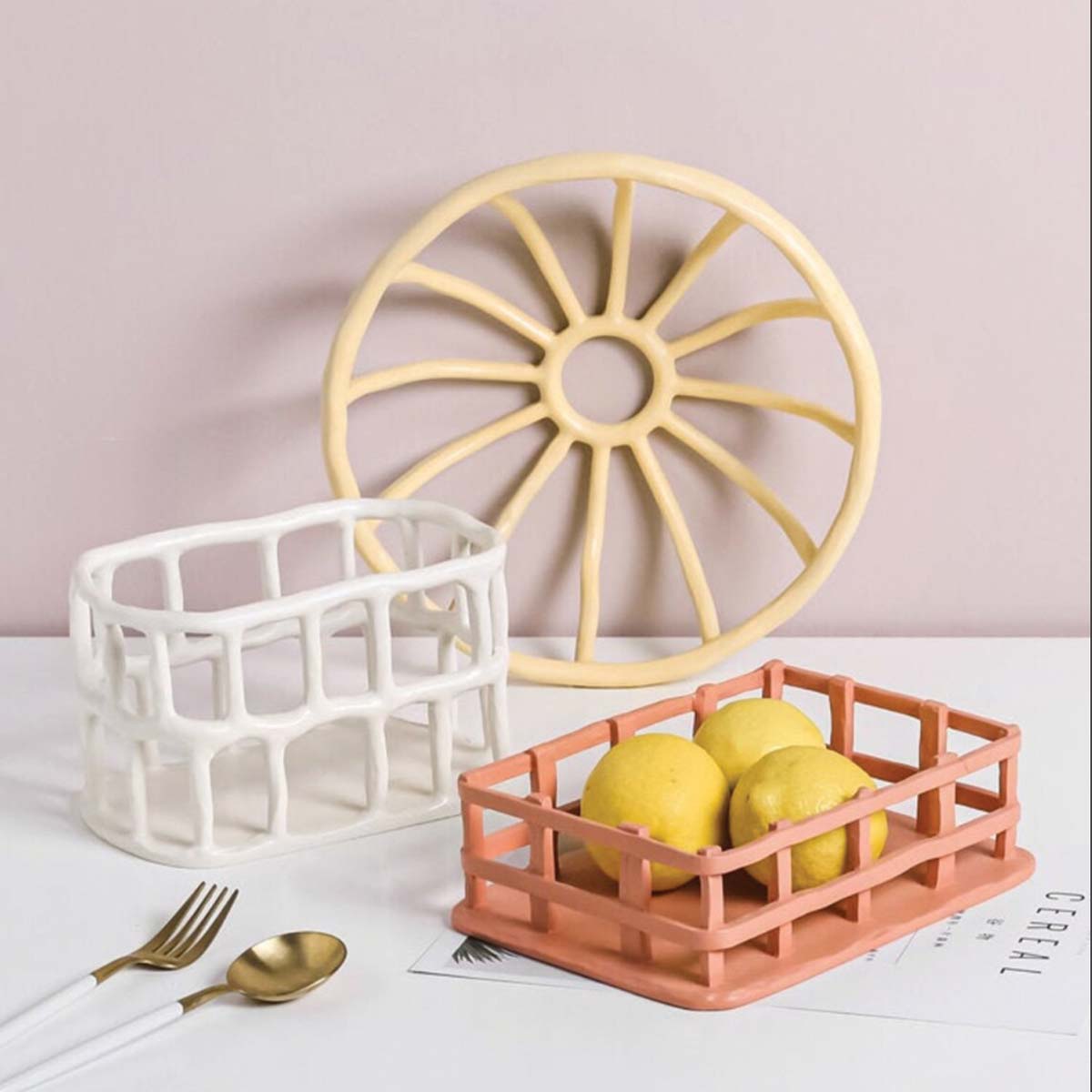 Modern Ceramic Decorative Storage Baskets – Stylish Home Organization