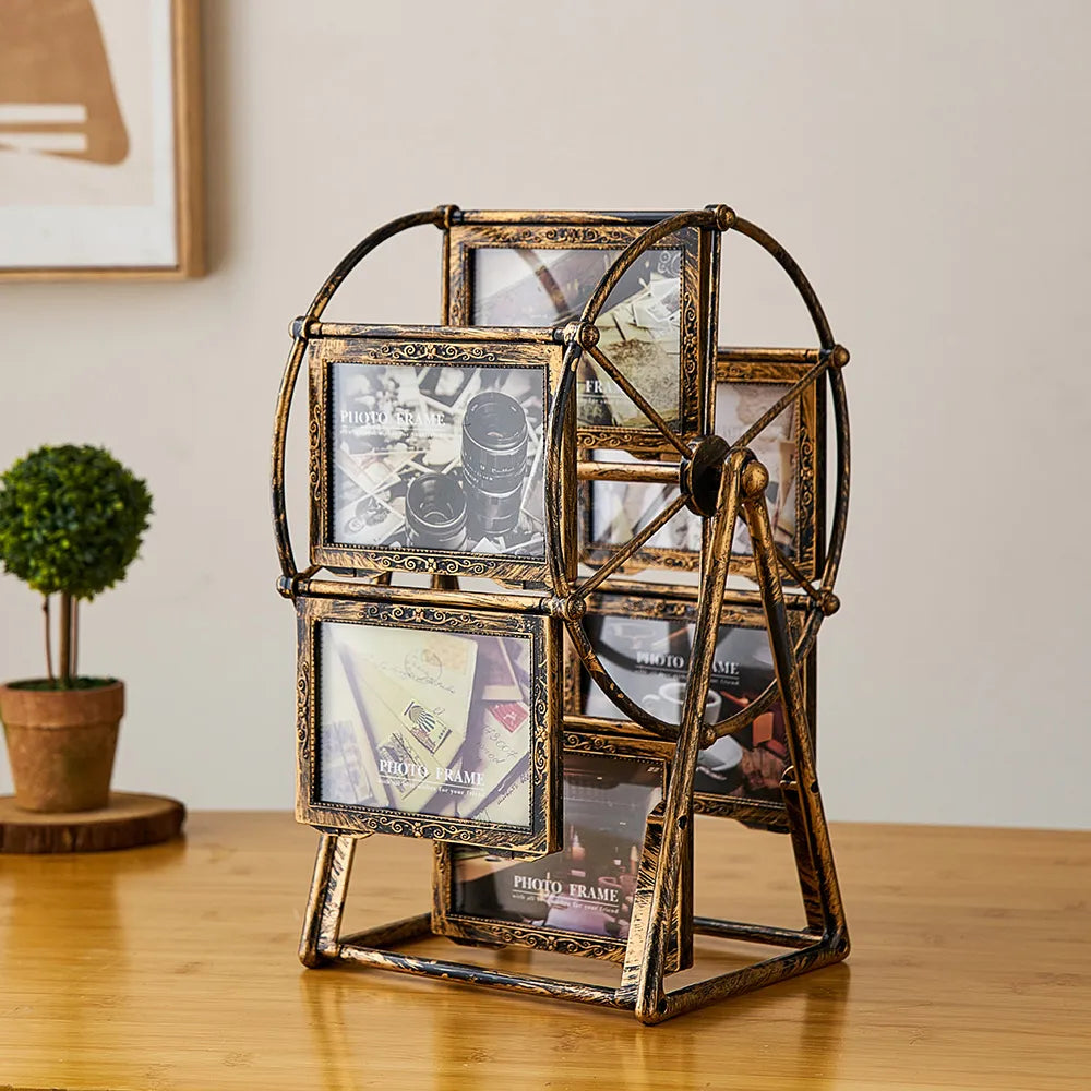 Vintage Ferris Wheel Photo Frame – Decorative Memory Display