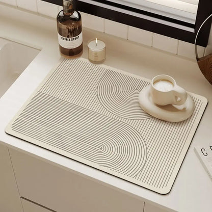 Anti-Slip Kitchen Drying Mat – Stylish and Practical