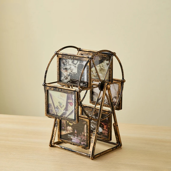 Vintage Ferris Wheel Photo Frame – Decorative Memory Display