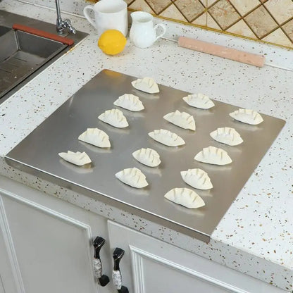 Stainless Steel Countertop Protector - Durable Kitchen Surface Shield