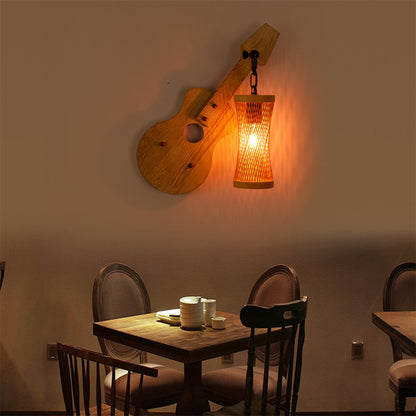 StrumLight - Guitar-Inspired Wall Lamp for Unique Interior Decor