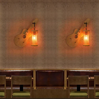 StrumLight - Guitar-Inspired Wall Lamp for Unique Interior Decor