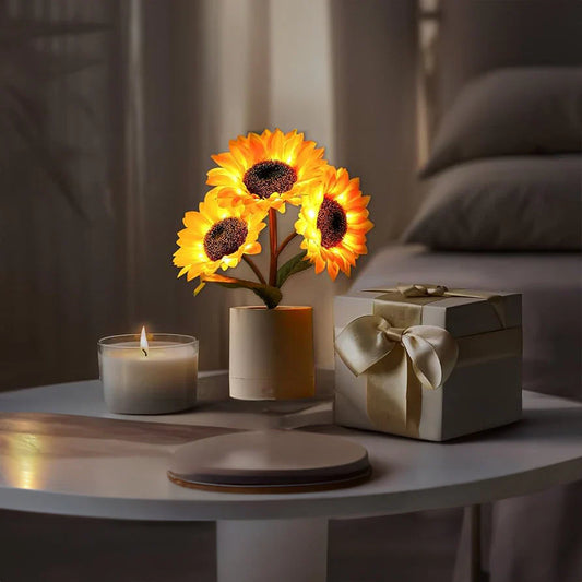 Sunflower LED Table Lamp - Brighten Your Space with Elegance