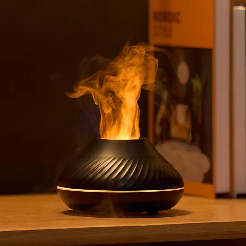 Volcanic Flame Aroma Diffuser - Elegant Aromatherapy Device