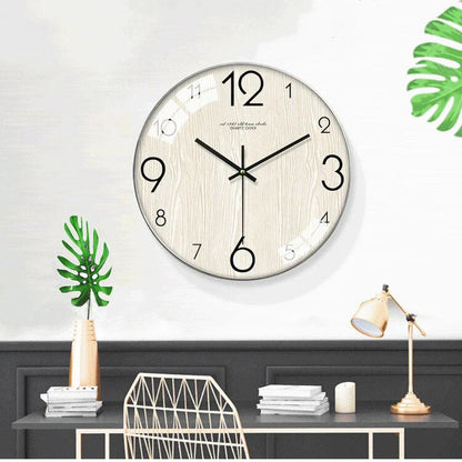 Modern Wooden Wall Clock - Stylish Home Accen