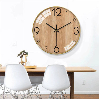 Modern Wooden Wall Clock - Stylish Home Accen