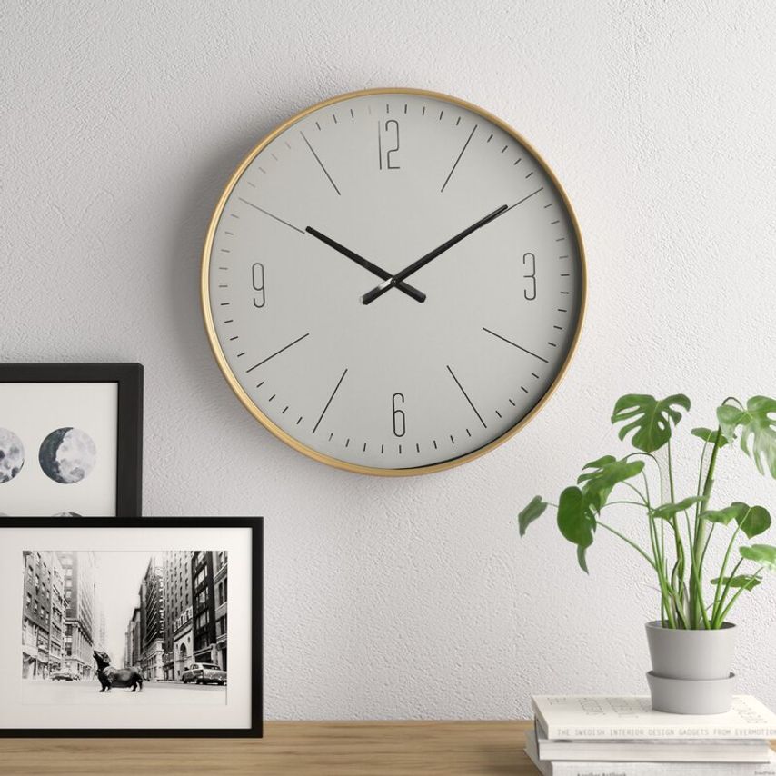 Minimalist Wall Clock - Sleek Modern Home Decor