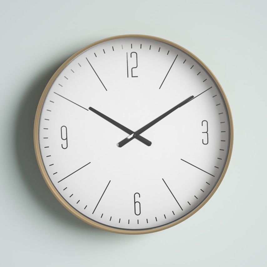 Minimalist Wall Clock - Sleek Modern Home Decor