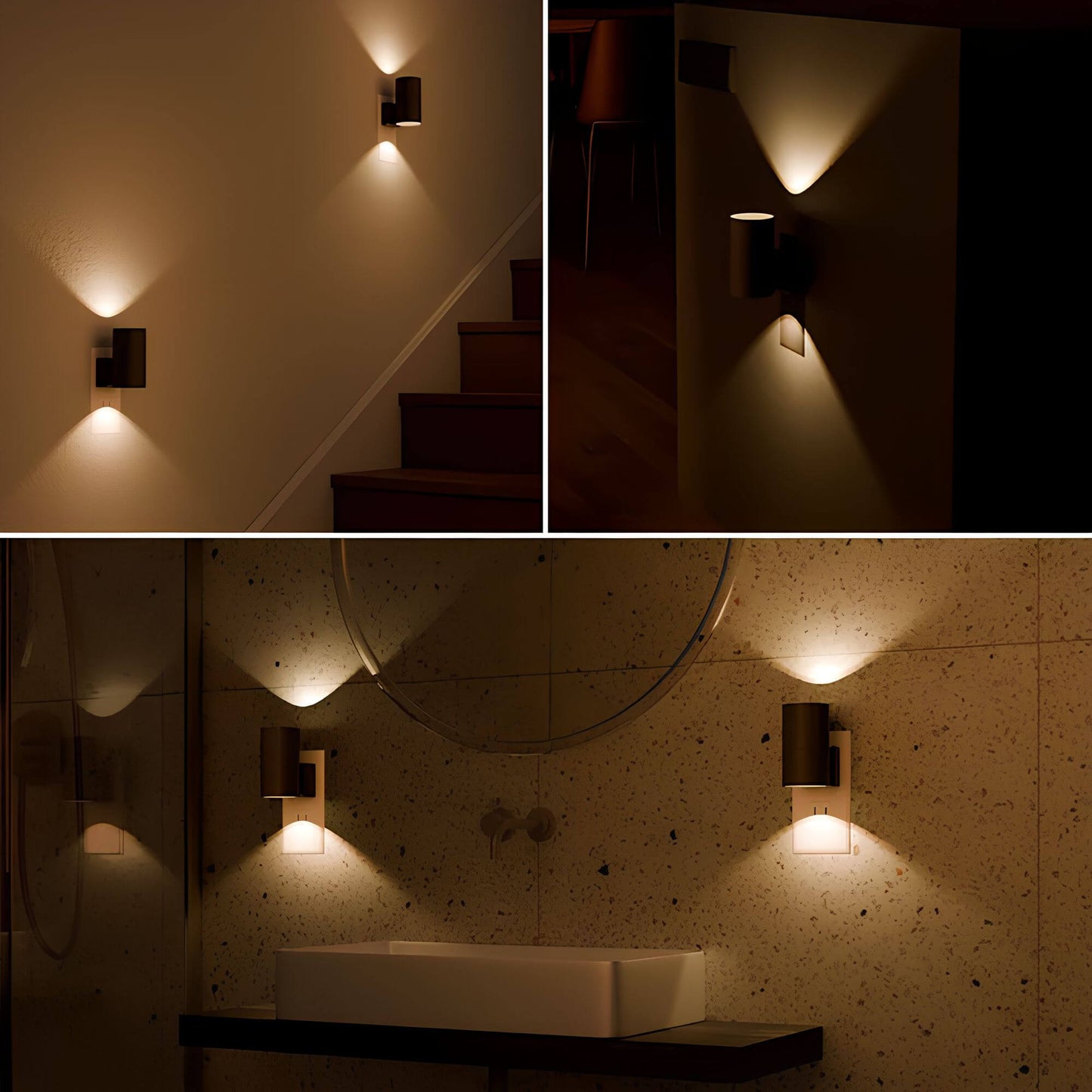 Plug-In Wall Sconce Light - Modern Adjustable Lighting for Any Space