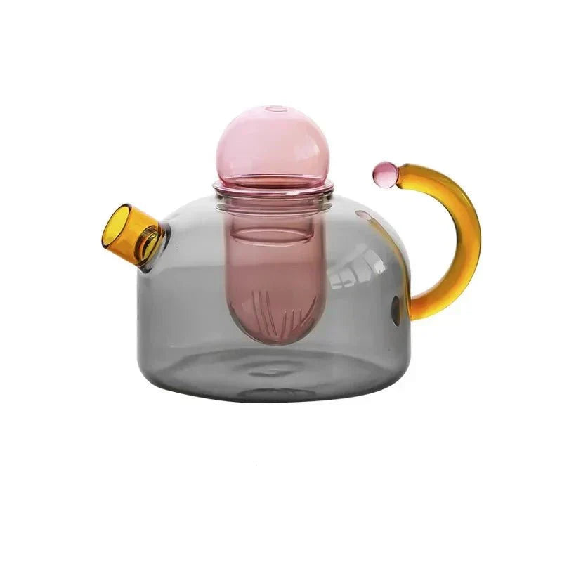 Glass Tea Kettle Set - Artistic Brewing and Serving Experience