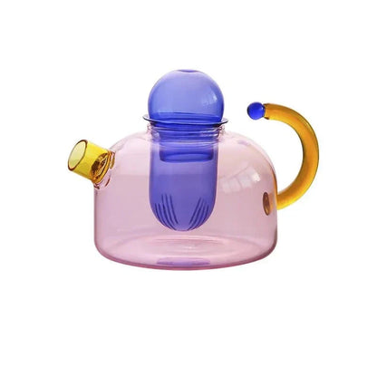 Glass Tea Kettle Set - Artistic Brewing and Serving Experience