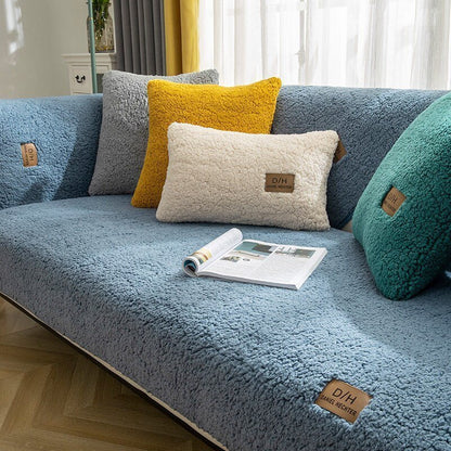 Ultra-Soft Sofa Cover - Cozy Living Essential