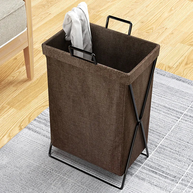 Foldable Laundry Basket With Sturdy Frame - Space-Saving Solution