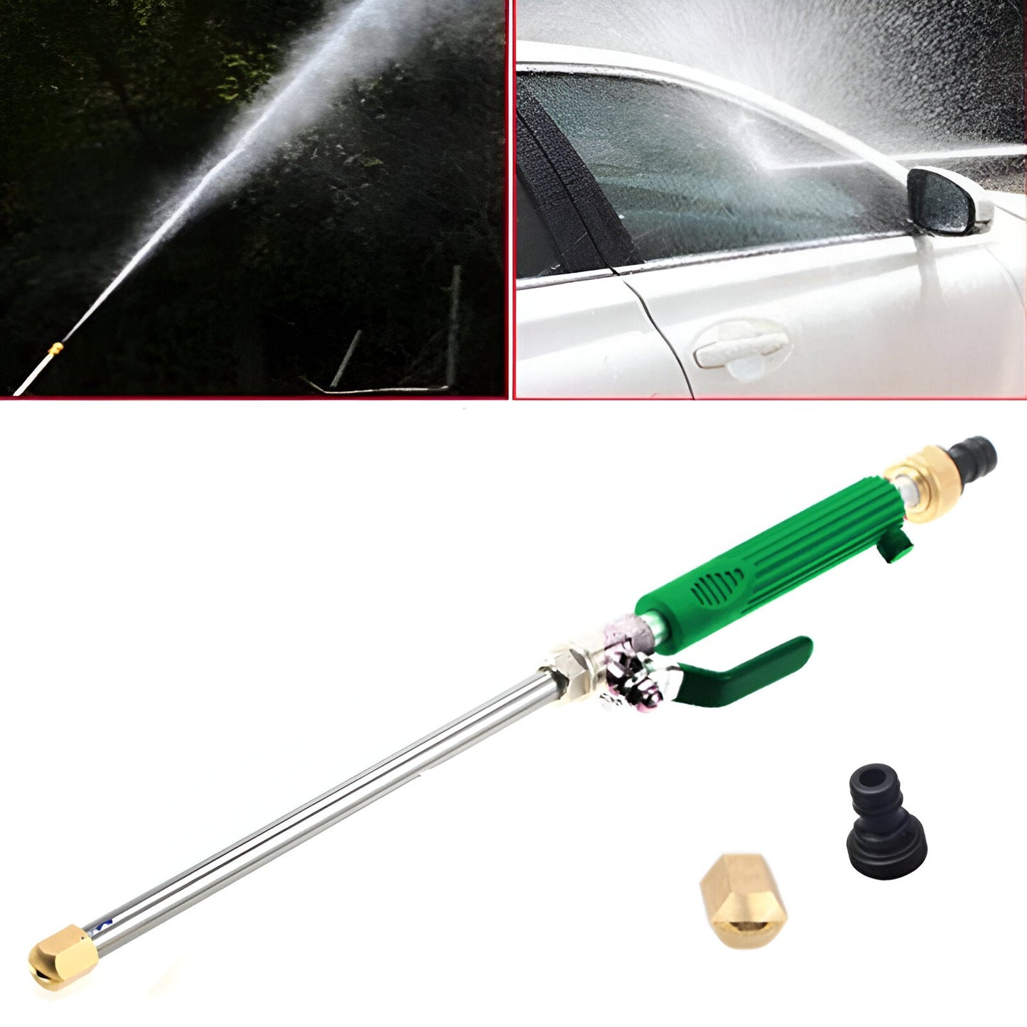 High-Pressure Water Spray Nozzle - Efficient Cleaning Tool for Home and Garden